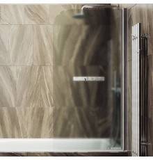 Шторка на ванну Maybahglass MGV-781-5 60x140, профиль матовый хром, стекло сатин