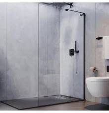 Душевая перегородка Veconi Korato KR77B-120-01-C8 120 см, профиль матовый черный