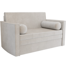 Диван Mebel-Ars Санта №2 бархат бежевый  star velvet 6 light beige