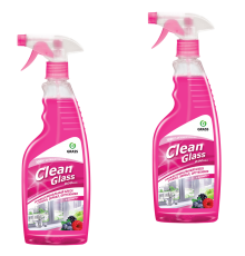 Набор Grass Очиститель для стекол Grass Clean Glass лесные ягоды, 600 мл 2 шт
