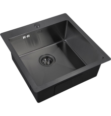 Мойка кухонная Zorg Inox PVD 5151 grafit (Ненадлежащее качество: выставочный образец, нет упаковки)