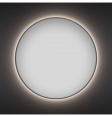Зеркало круглое Wellsee 7 Rays’ Spectrum 80 с подсветкой, черное