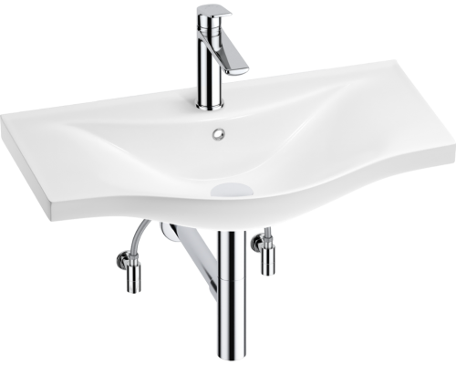 Комплект Wellsee Bisou 201005296 глянцевый белый, хром, 5 в 1