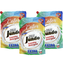 Набор JUNDO Color гель для стирки цветочный, 1.2 л, 3 шт.