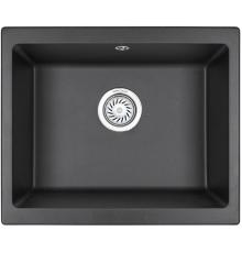Мойка кухонная KRONA Quadrat W550-460 1 55х46 см, black