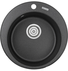 Мойка кухонная KRONA Runde D475 1 47,5 см, black