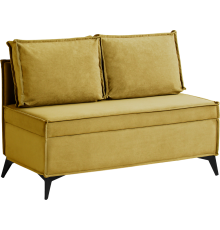 Кухонный диван Norta Loft XS 113x59x80 см велюр vivaldi 33