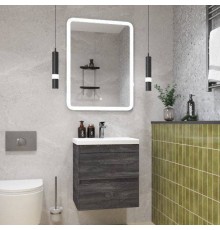 Мебель для ванной комнаты Art Max Family-M 50 подвесная, iron stone