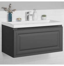 Тумба с раковиной Itana Verona 80 подвесная, графит
