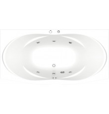 Акриловая ванна Bas Фиеста 195x100 см, с гидромассажем + ремкомплект Good Door