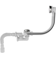 Сифон для ванны Aquant Standart V312-18-MR с переливом, полуавтомат