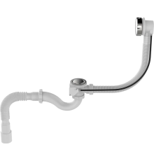 Сифон для ванны Aquant Standart V322-18-MR с переливом, полуавтомат