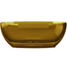 Ванна из полиэфирной смолы Abber Kristall Amber 170x75 см, отдельностоящая, овальная, с донным клапаном
