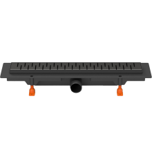 Душевой трап (лоток) Milleau Point M550PB 55 см, матовый черный