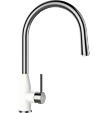 Смеситель для кухни Schock Cristalite Kavus-D выдвижной излив, альпина
