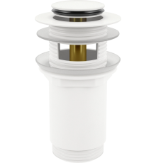 Донный клапан для раковины Wellsee Drainage System 182133000 матовый белый