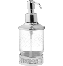 Дозатор Boheme Royal Cristal Chrome настольный
