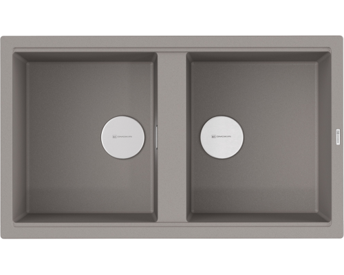 Мойка кухонная Omoikiri Kitagawa 86-2-GR leningrad grey