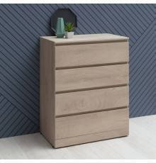 Комод Aquanet Сканди 80 дуб эдгрейн, 4 ящика
