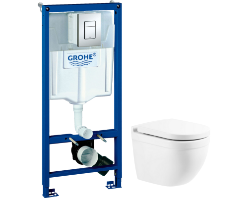 Комплект Унитаз подвесной BelBagno Senso -R BB017CHR + Крышка Norma BB865SC с микролифтом + Инсталляция Grohe Rapid SL 38772001 3 в 1 с кнопкой смыва Комплект Унитаз подвесной BelBagno Senso -R BB017CHR + Крышка Norma BB865SC с микролифтом + Инсталляция Grohe Rapid SL 38772001 3 в 1 с кнопкой смыва