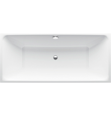 Стальная ванна Bette Loft 180x80 см, с ножками, с шумоизоляцией, белая глянцевая