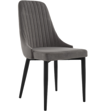Стул Woodville Kora 15098 dark gray, ножки black