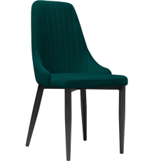Стул Woodville Kora green, ножки black