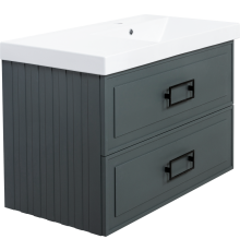 Тумба под раковину La Fenice Cubo Twin 90 серая