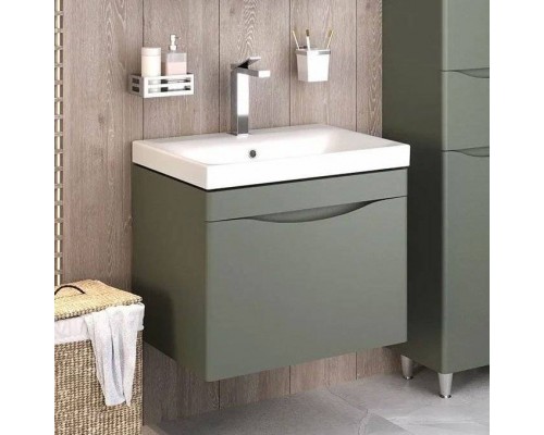 Тумба с раковиной Runo Афина 60 цемент