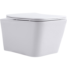 Унитаз подвесной Aquanet Trend 276396 безободковый, с микролифтом