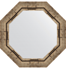 Зеркало Evoform Octagon BY 3667 54х54 серебряный бамбук
