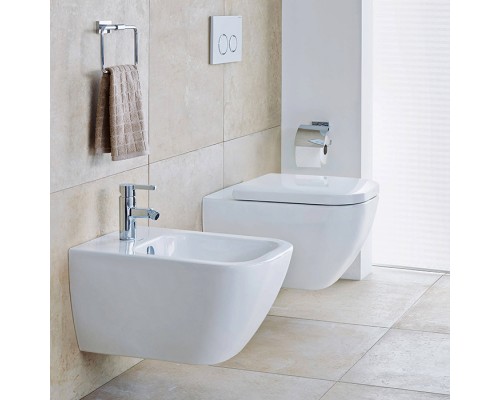Duravit Viu Биде подвесное 37х57см.,  с 1 отв под смеситель, цвет: белый. 2292150000