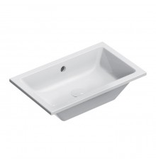 AZZURRA Built-In Раковина 60х37см, встраиваемая под столешницу, без отв., цвет: белый глянцевый. DULT06037T00BI