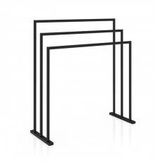 Decor Walther HT 9 Полотенцедержатель тройной 70x26x75см, напольный, цвет: черный матовый. 0500360