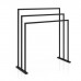 Decor Walther HT 9 Полотенцедержатель тройной 70x26x75см, напольный, цвет: черный матовый. 0500360