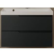 AQM900380GMS3тумба под умывальник подвесная 80 см., цвет антрацит. AQM900380GM