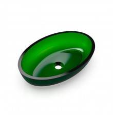 Knief Oval Shape Раковина накладная 55x37x13см., без отв., из полимерного материала, цвет: Aventurin # 080. 70201080