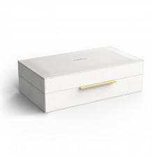 Decor Walther Brownie BOX L Коробка универсальная 30х18х9.5см., искусственная кожа, цвет: белый. 0939850