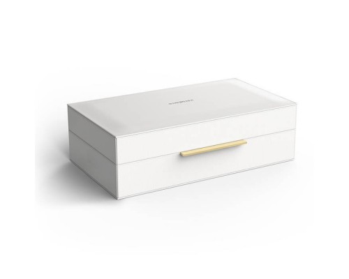 Decor Walther Brownie BOX L Коробка универсальная 30х18х9.5см., искусственная кожа, цвет: белый. 0939850