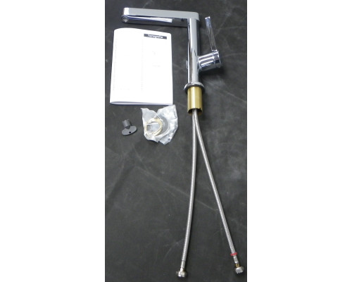 SaleHG76060000 Finoris Смеситель для раковины 221 мм, PushOpen, Г излив, 5 л/мин Sale76060000_1194