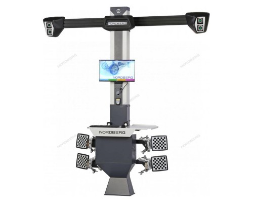 Стенд сход-развал 3D четырехкамерный настенный NORDBERG C804-C_серый