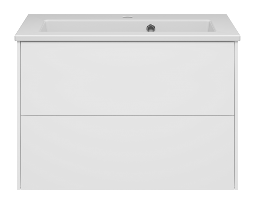 Тумба с раковиной Brevita Toy 70 подвесная, белая