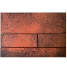 TECEsquare II 9240845 Панель смыва, 2 объёма, 220х150х3 мм, металл, ржавая сталь 9240845