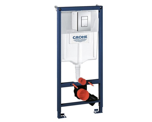 Grohe 38 772 001 Rapid SL 3в1, для подвесного унитаза, Набор (панель+рама+уголки) П хром 38772001Gr