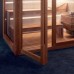 GRUPPO TREESSE AURA сауна 180х150х216Н, SX (левый вариант), подсветка, фронтальная дверь стекло/дерево. SA1815DX01AVL
