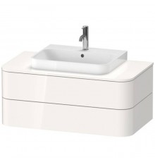 Duravit Happy D.2 Plus Тумба подвесная 100x55х40.8см, с раковиной и 2 ящиками, цвет: белый глянцевый. 2318600000,  HP031E02222,  HP496102222