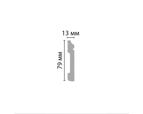 Плинтус напольный DECOMASTER D005 ДМ (79*13*2000мм) Плинтус напольный DECOMASTER D005 ДМ (79*13*2000мм)