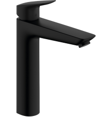 Смеситель для раковины Hansgrohe Logis 71090670 матовый черный