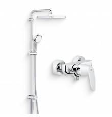 Душевой комплект Смеситель для душа Grohe Eurosmart Cosmopolitan 32837000 + Стойка Tempesta Cosmopolitan System 250 Tempesta Cosmopolitan System 250 26694000