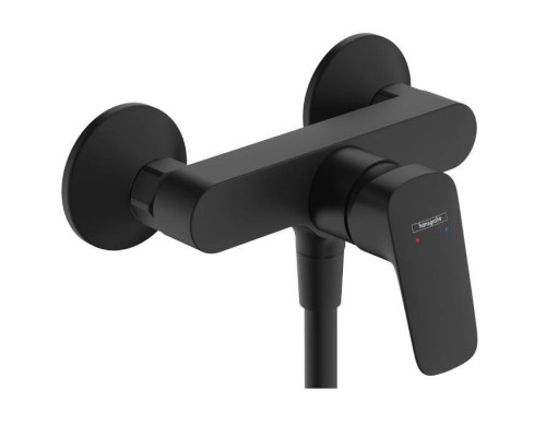 Hansgrohe Logis Смеситель для душа, настенный, цвет: черный матовый. 71600670 Hansgrohe Logis Смеситель для душа, настенный, цвет: черный матовый. 71600670